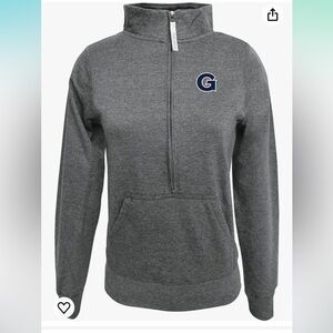Georgetown Hoya  Alta Gracias 1/2 Zip Gray Sweatshirt